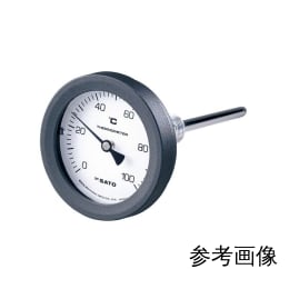 佐藤計量器製作所 バイメタル式温度計 BM-T-75P 0~50℃ 100mm 2087-00