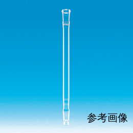 Fine透明共通摺合空気冷却器 筒長500mm 上部雌19/38 下部雄19/38