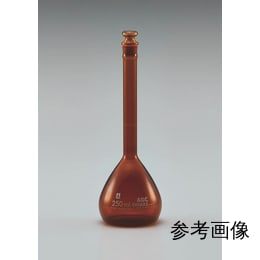 メスフラスコ ニューエクセレント 茶 25mL