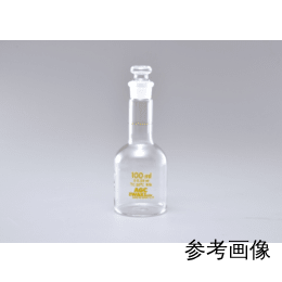 ボトル型メスフラスコ 50mL 摺合栓付 IWAKI