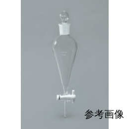 分液ロート スキーブ形 100mL 球栓 PTFEコック IWAKI