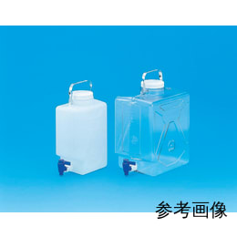 活栓付角型カーボーイ 20L 高密度 PE製