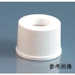 セプタム付スクリューキャップ 銀キャップ 青PTFE/白シリコン 18031414 100組