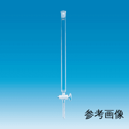 Fine共通摺合クロマト管 カラム内径φ30 長さ500mm ガラスコック付 上部雌29/42