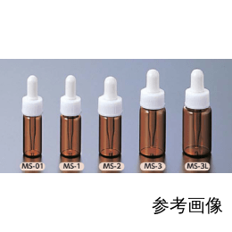 ミニスポイド瓶 MS-3 褐色 Si 30入