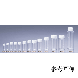 スクリュー管 No.3L 透明 本体のみ 100入