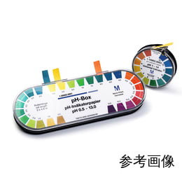 【販売終了】pH試験紙 特定領域用 pH3.8-5.4 カラースケール付