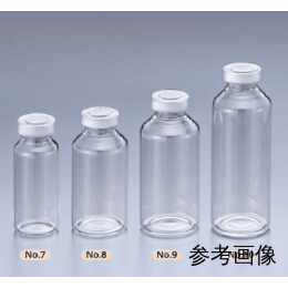 広口バイアル瓶 No.8 透明 本体のみ 35入