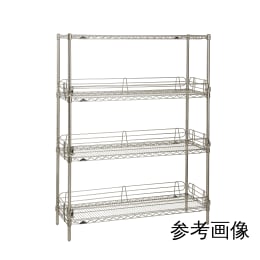 落下防止SUSシェルフ SMS1220 460/1900 5段
