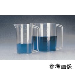 ハンドル付ビーカー PMP製 3000mL