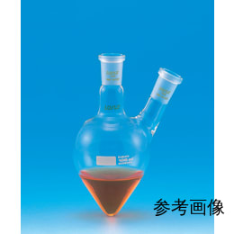 【販売終了】NS(共通摺合せ)二口なし型フラスコ 250mL 14/23