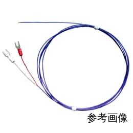 極細被覆K熱電対 先端溶接 TWK-0.1-2 ΩC付