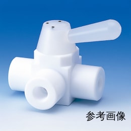 PTFE3方ボールバルブ Rp1/4 F-2002-001