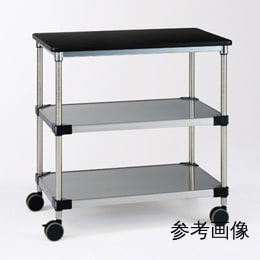 【販売終了】ラボワークエレクターカートLBC4S-MS76-BK3