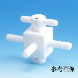 PTFE 竹の子型3方バルブ φ6 F-2223-001