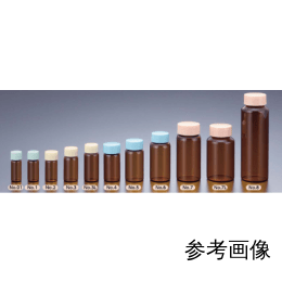 CCスクリュー管 No.7 褐色 グリーンキャップ 50入