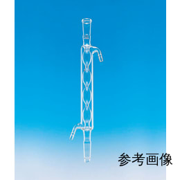 【販売終了】Fine透明共通摺合球入冷却器 アリン 筒長300mm 上部雌15/25 下部雄15/25