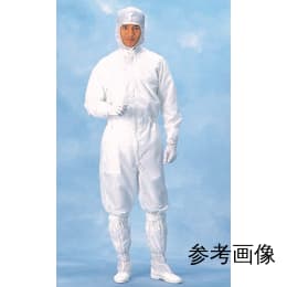 無塵衣 7338G 白 続服 LL