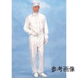 無塵衣 7238B 男子続服 白 L