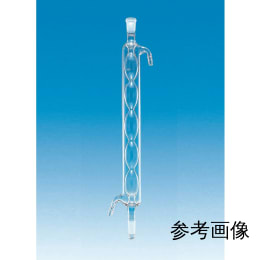 Fine共通摺合球入冷却器 アリン 筒長200mm 上部雌15/25 下部雄15/25