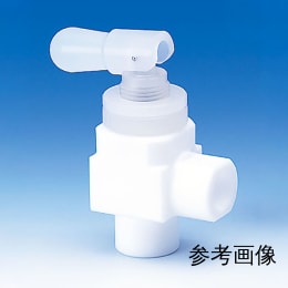PTFEトグルバルブ アングル型 メスRc1/2 F-2004-007