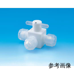 PTFE3方バルブ 圧入型 Φ8 F-2018-002
