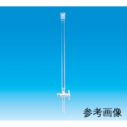 Fine共通摺合せクロマトグラフ管 φ30×500 PTFEコック付 FG4極細目 上部摺29/42