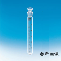 Fine透明共通摺合共栓試験管 25mL 透明 目盛付 栓15/25 10入