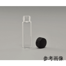 サンプルバイアル 黒cap付 20mL 50入 IWAKI