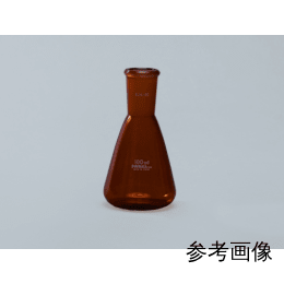 共通摺合三角フラスコ 茶 100mL 29/42 IWAKI