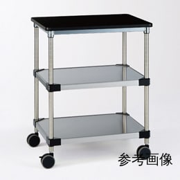 【販売終了】ラボワークエレクターカートLBC4S-MS61-BK3