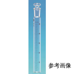 TGK透明共通摺合共栓比色管 50mL 目盛付 5mL目盛 φ23×H250 栓19/22