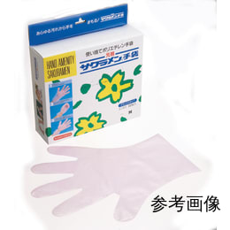 元祖 サクラメン®手袋エンボス 桃 L 100入