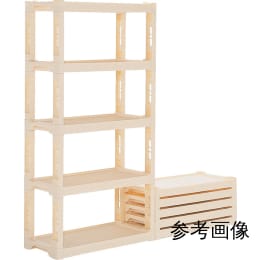 プラスチック棚-N 5段 ブルー