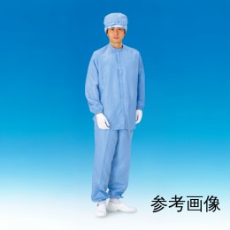 PTFE無塵衣 ズボン 男性用 青 3L F-7120-006