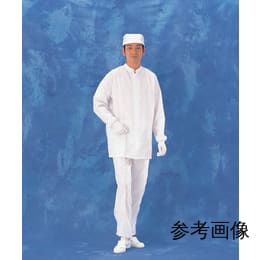 無塵衣7206B 男子ズボン 白 LL
