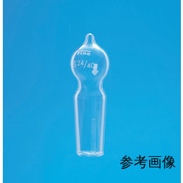 Fine透明摺合分液ロート用球栓 溝付 24/30
