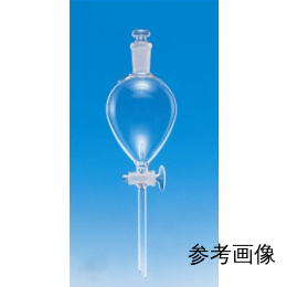 Fine共通摺合分液ロート 平栓球型 1000mL ガラスコック付
