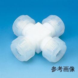 PTFE接続ジョイント 十字型 φ12 F-2057-004