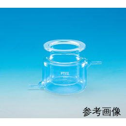 Fine共通摺合セパラブルフラスコ ジャケット付 平底 2000mL φ120用 フランジタイプ