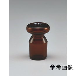 透明共通摺合せ平栓 茶褐色 共通摺19