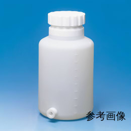 PFA回転成形広口瓶 30L 側面ボス付Rc3/4 F-1306-007