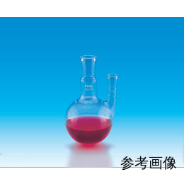 Fine透明共通摺合二口丸型フラスコ 300mL 中管29/42 側管15/25