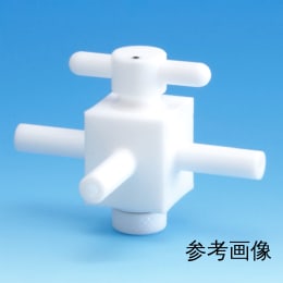オールPTFE3方バルブ 接続型 枝φ10 F-2008-003