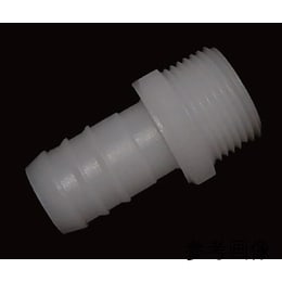 PVDFバーブアダプター R1/2オス-19mm