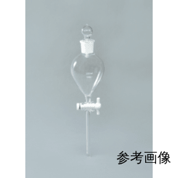 分液ロート 丸形 1L 球栓 PTFEコック付 IWAKI