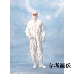 無塵衣 7216B 続服 白 LL