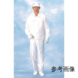 【販売終了】無塵衣 EL-7232B 上衣 白 S