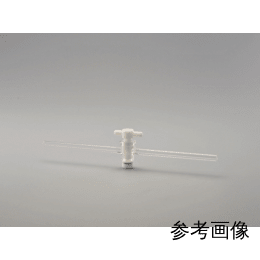 二方コック PTFEプラグ付 φ12mm IWAKI
