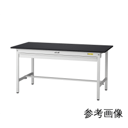 ワークテーブル 固定 引出付 SLK-1275W-BKW